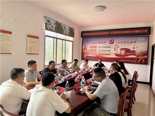 千亿体育在线党委书记张格林率队赴醴陵阳坑村调研乡村振兴工作